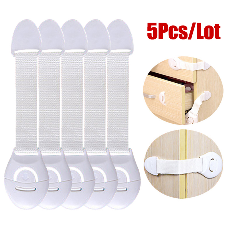 Baby Clothing Cupboard - 5 adet/grup Bebek Çekmece Kilidi Çocuk