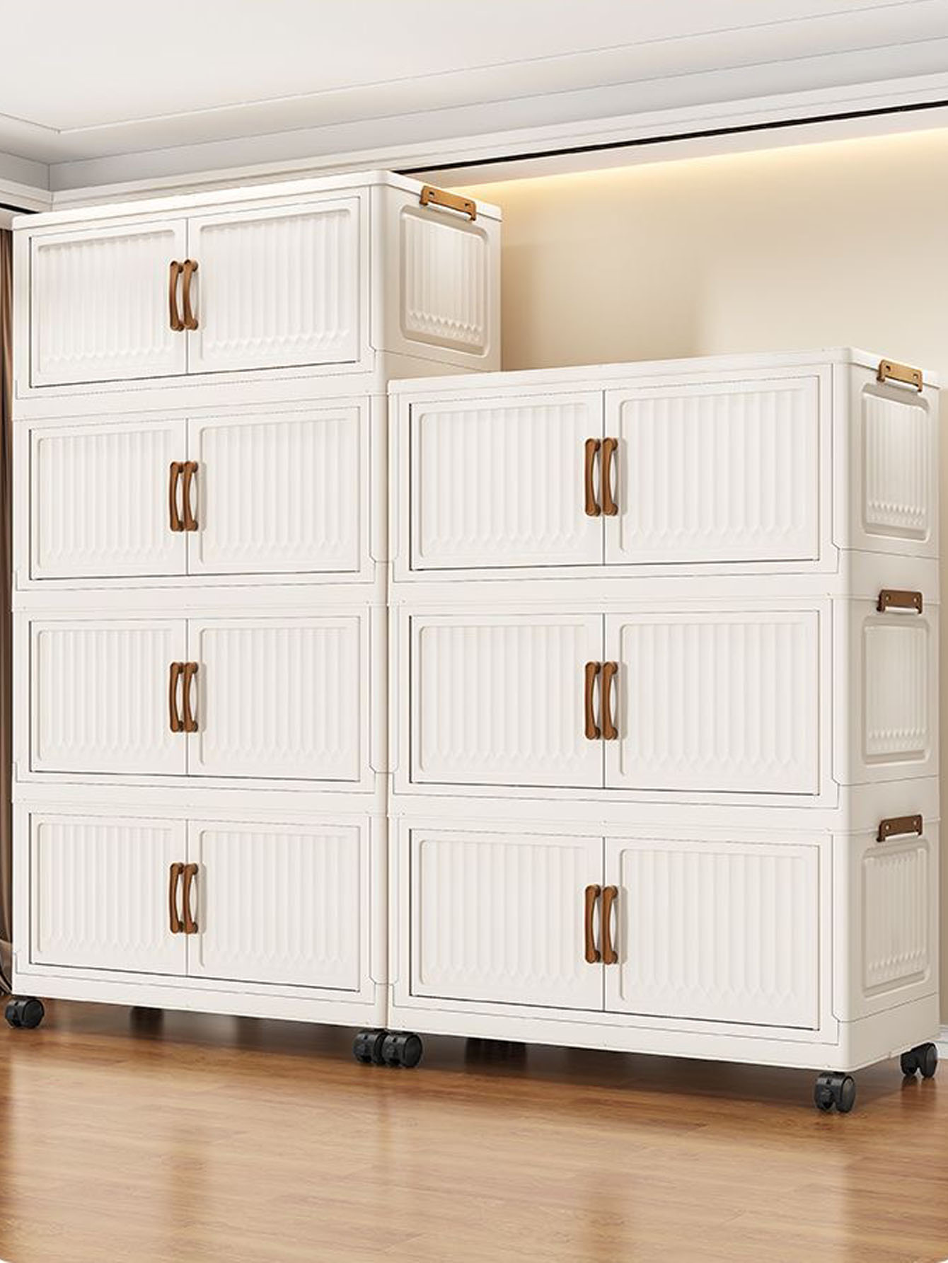 Baby Clothing Cupboard - Katlanabilir Kurulum Gerektirmeyen Çok Katmanlı Plastik