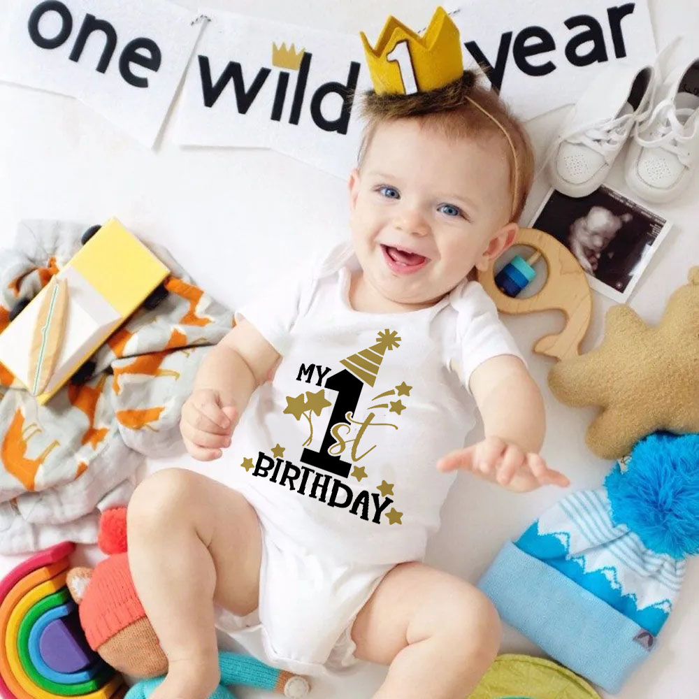 Baby Clothing Next - Benim 1. Doğum Günü Yenidoğan Romper