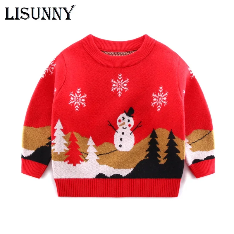 Baby Clothing Jumpers - 2025 Sonbahar Kış Çocuk Noel Kazak