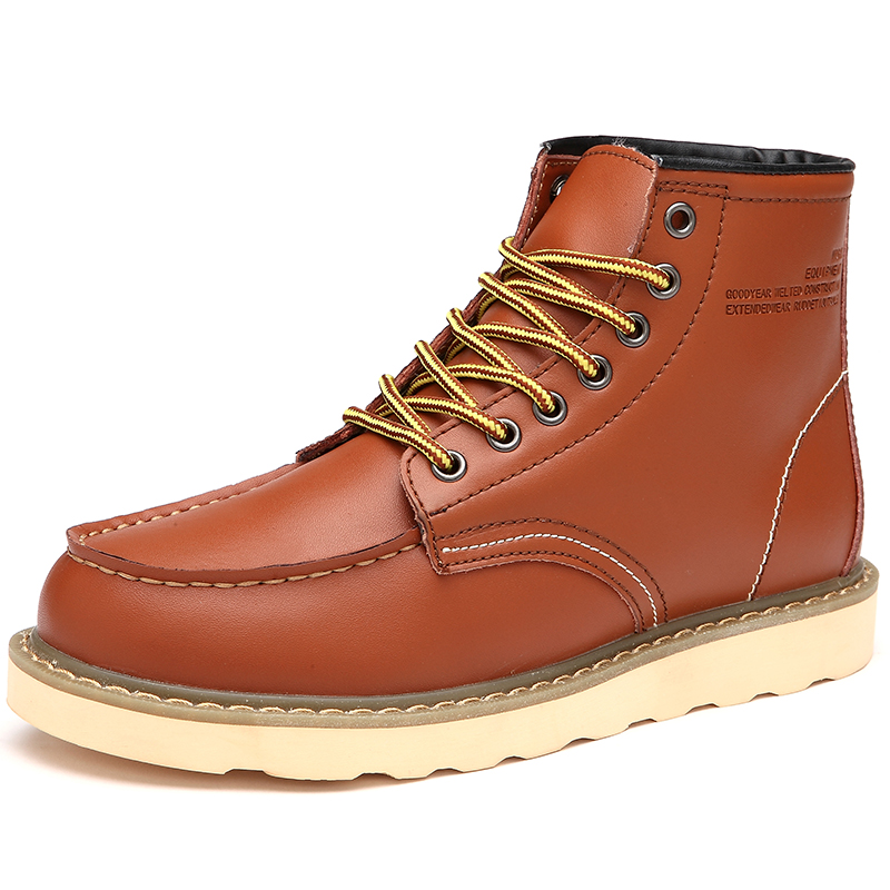 Soft Sole Booties - Premium Deri Erkek Çöl Botları Günlük