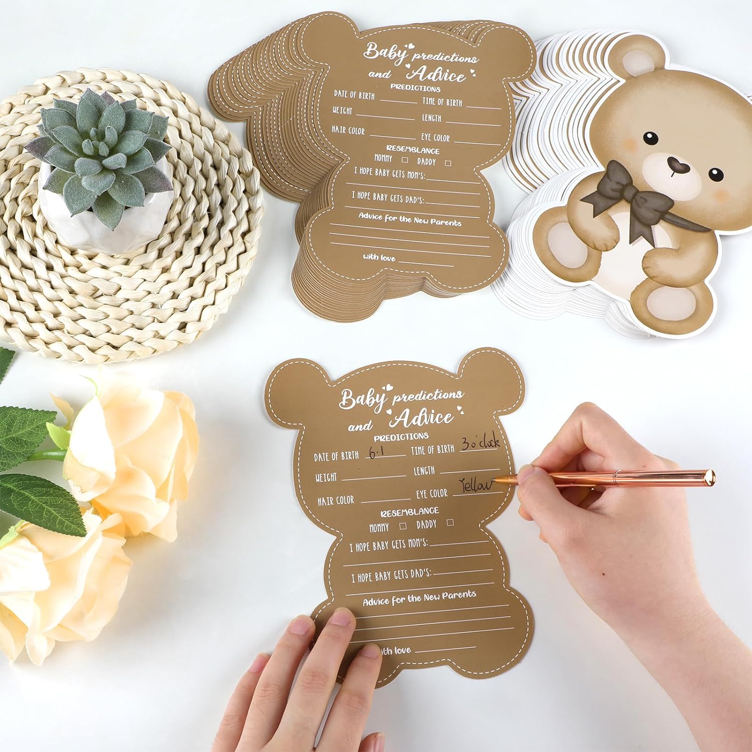 Baby Clothing Dividers - 10 sayfa Karikatür Ayı Tahminler Tavsiye