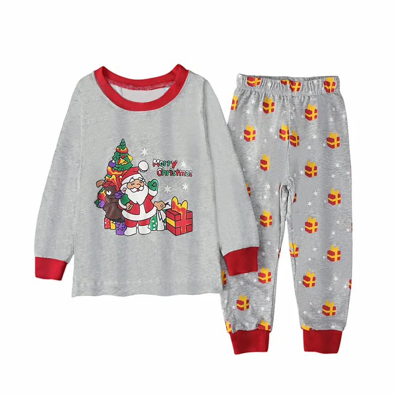 Gri Noel Baba Baskı Çocuk Pija - Baby Clothing Unisex incelemesi ve fiyatı