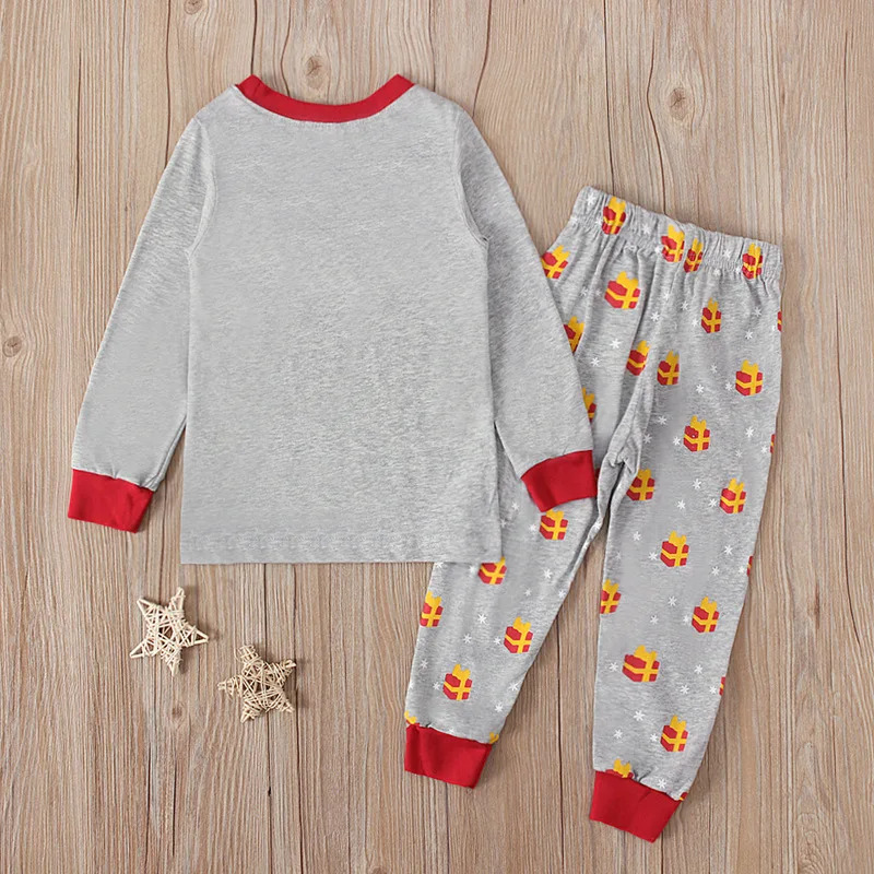 Gri Noel Baba Baskı Çocuk Pija - Baby Clothing Unisex incelemesi ve fiyatı