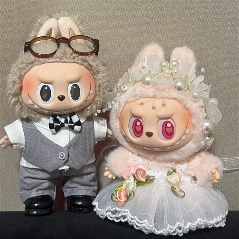 15 17cm Labubu Bebek Düğün Aşk - Baby Clothing Unisex incelemesi ve fiyatı