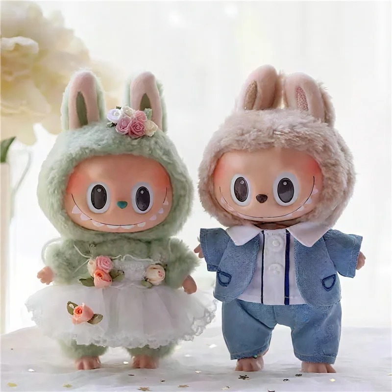 15 17cm Labubu Bebek Düğün Aşk - Baby Clothing Unisex incelemesi ve fiyatı
