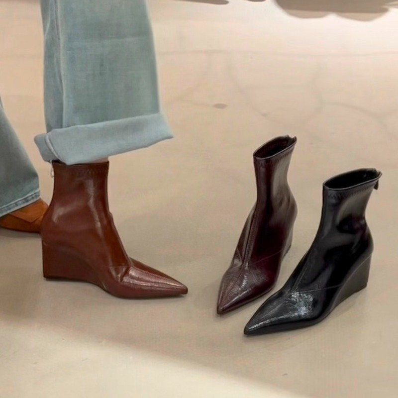 Kama Topuklu Patik Moda Sivri  - Soft Sole Booties incelemesi ve fiyatı